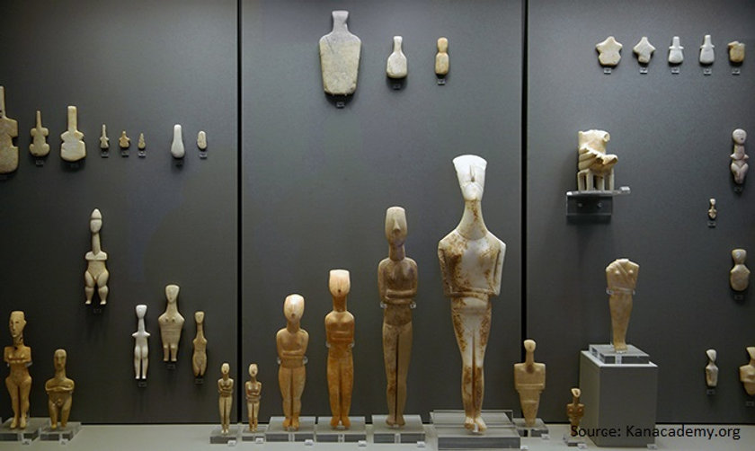 Seni Patung Marmer Yunani di Pulau Cyclades